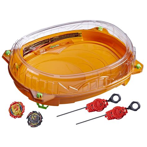 BEYBLADE Burst QuadDrive Interstellar Drop Battle Set, Set Stadium, Battling Tops And Launchers ...