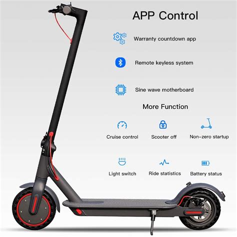 AOVO PRO Electric Scooter M365 Pro 350W Dual Brake App LCD Display Waterproof Foldable Electric ...