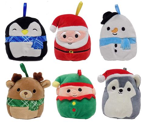 Squishmallows Christmas Holiday Mini Plush Ornament Set 6 Pack [Toy Kellytoy] 734689794614 | eBay