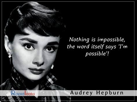 Audrey Hepburn: 15 Inspirational Quotes By The ‘Icon Of Elegance’