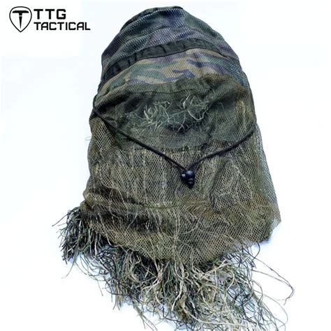 TTGTACTICAL Breathable Camouflage Hunting Ghillie Hoods for Ghillie ...