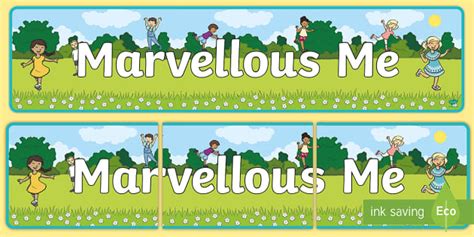 👉 Marvellous Me Display Banner (teacher made) - Twinkl