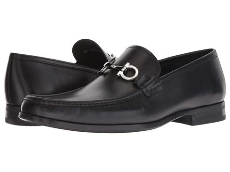 Ferragamo Leather Chris Loafer in Black for Men - Lyst