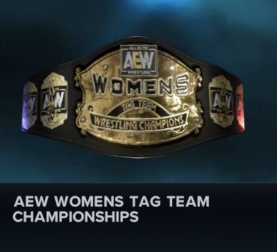 AEW Women Tag Team Championship | Wrestlingworld Wiki | Fandom