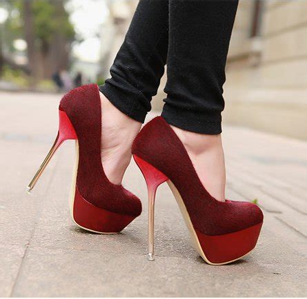 High Heels Platform Red | Fashionate Trends