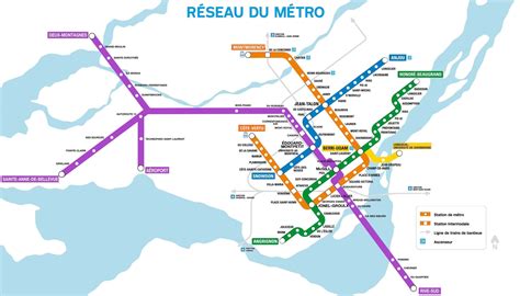 Montreal’s Soon To Be Expanded Metro Map : r/MapPorn