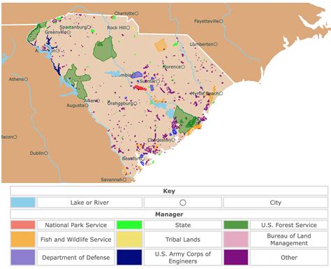 Interactive Map of South Carolina's National Parks and State Parks