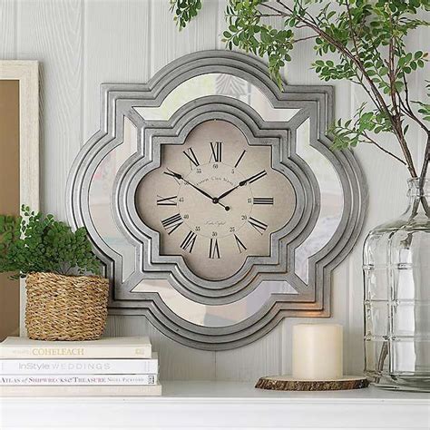 Silver Calcutta Wall Clock | Silver wall clock, Kirkland home decor, Wall decor