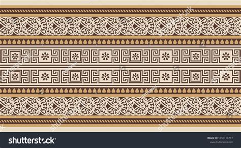 Vector Seamless Tribal Border Design Stock Vector (Royalty Free ...