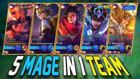 5 MAGE IN RANKED GAME! 😂 - YouTube