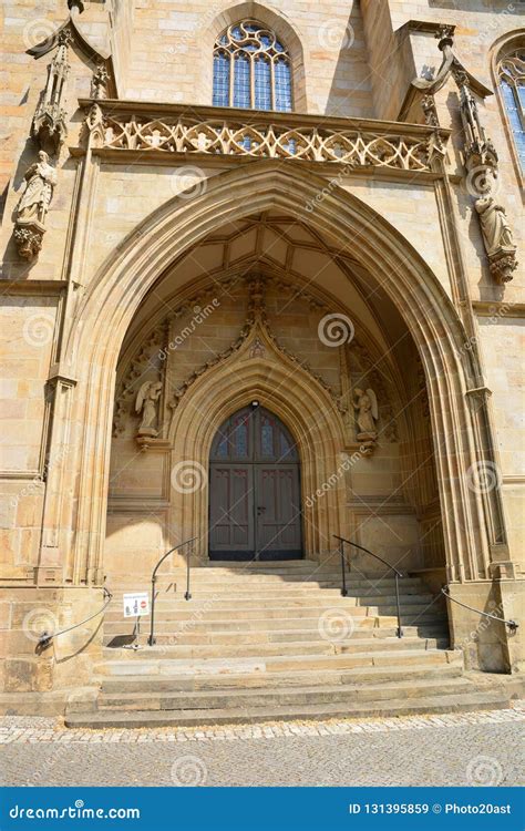 View of Erfurt Cathedral in the Historical City of ERFURT , Thuringia, Germany Editorial Stock ...