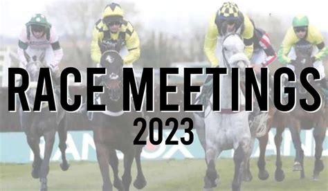 Horse Racing Fixtures 2023 - UK Horse Race Meetings 2023