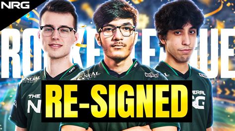 The Best Team in Rocket League has officially re-signed… (Official NRG Video) - YouTube