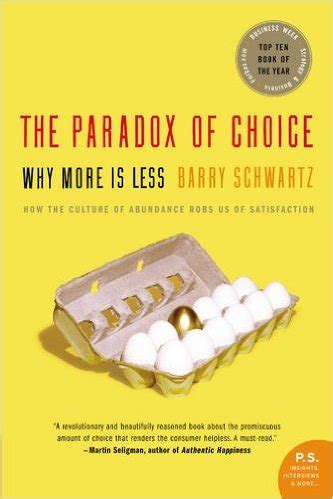 Book Review-The Paradox of Choice – Thor Projects