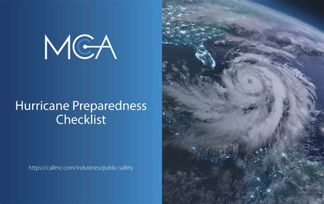 Hurricane Preparedness Checklist