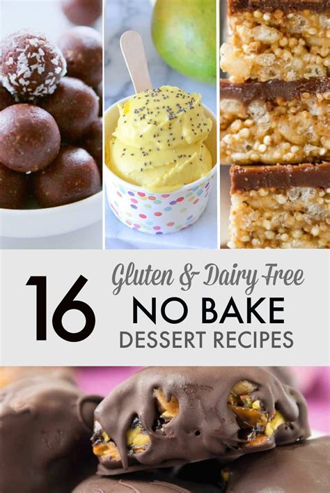 16 Gluten and Dairy Free No Bake Dessert Recipes • Eat or Drink