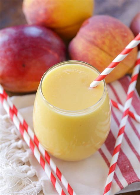 Peach Mango Smoothie Recipe | Lil' Luna