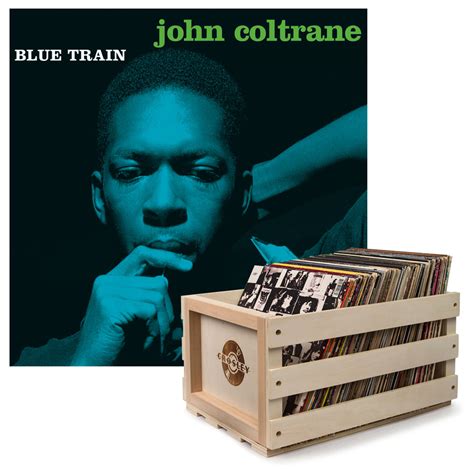 Crosley Record Storage Crate & John Coltrane Blue Train - Vinyl Al – Coles Best Buys Online ...