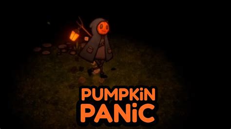 DODGING A DEMON CLOWN! | Pumpkin Panic! | Cozy farming game but make it ...