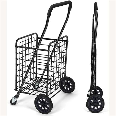 Shopping Cart with Swivel Wheels for Groceries - AptDeco