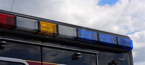 Ambulance siren lights stock photo. Image of flashing - 5586308