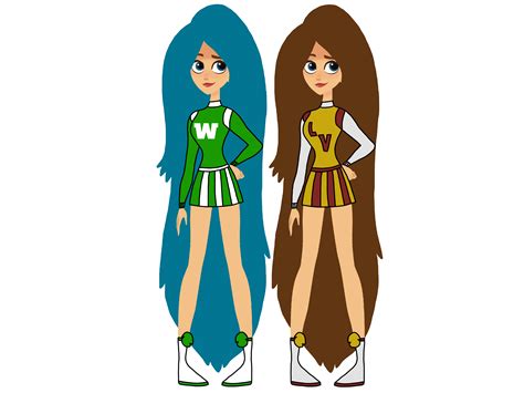 Brittany And Libby Swap Cheerleader Outfits by Gabediva04 on DeviantArt