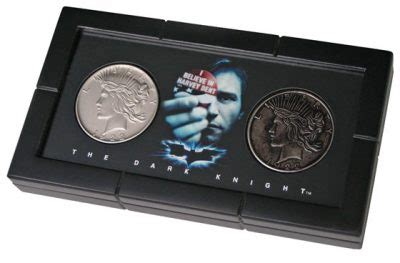 Batman Dark Knight Harvey Dent & Two-Face Coin Replica Set - GeekAlerts