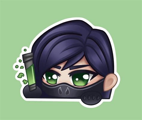 Viper Valorant Sticker / Valorant Chibi Vinyl Sticker / Valorant Agent ...