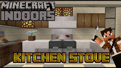 How to Build a Working Oven - Minecraft Indoors (Kitchen Stove Tutorial) - YouTube