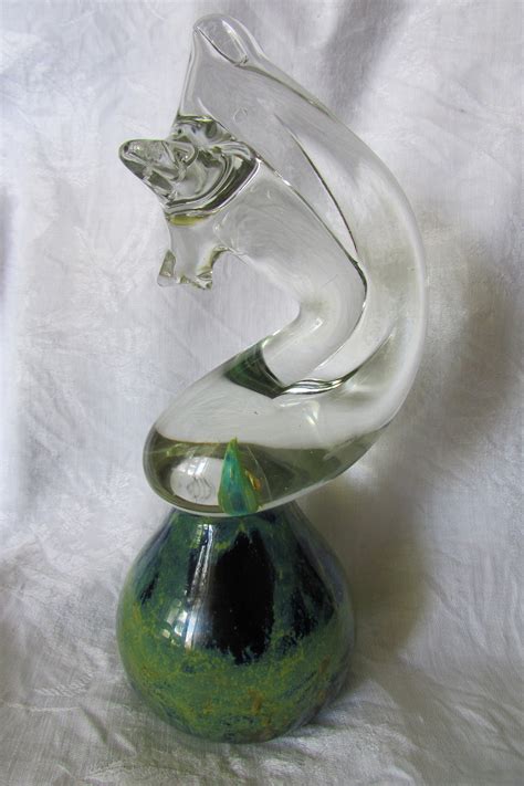 Stunning Vintage Mdina Medina Glass Malta Seahorse Sea Horse | Etsy