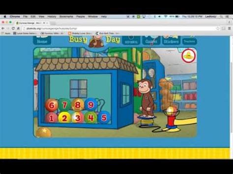 Curious George PBS Kids Game Reviews - YouTube