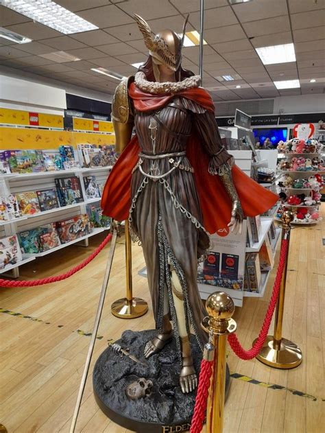 Incredible Elden Ring Malenia Statue Spotted at Game Store