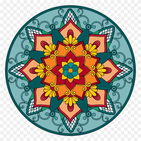 What Happens With You When You Color Mandala Coloring Pages - Mandala PNG - FlyClipart