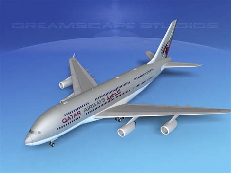 airbus a380 3d model