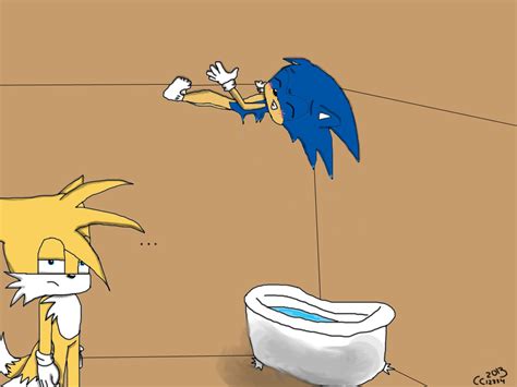 Sonic Still Hates Water... by CrazyCat12334 on DeviantArt