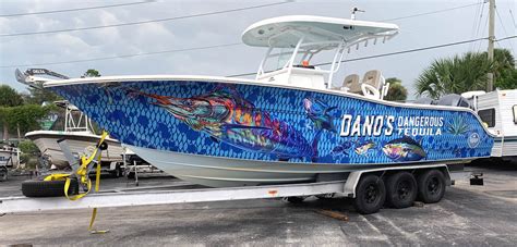 Jason Mathias boat wrap designs