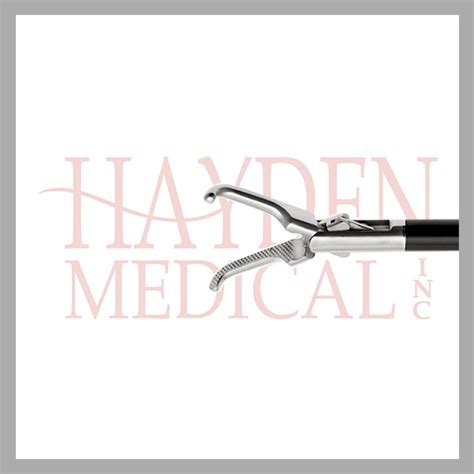 Laparoscopic Dissecting Forceps 5mm, D/A right angled very fine 17mm long jaws - Hayden Medical