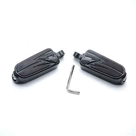 Aliexpress.com : Buy Black 10mm Motorcycle CNC Aluminum Foot Pegs Footpegs Footrests Universal ...