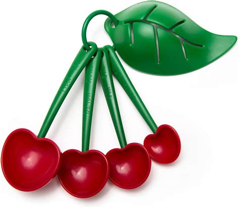 Amazon.com: OTOTO Mon Cherry Measuring Spoons & Egg Separator- Valentines Gift for Her ...