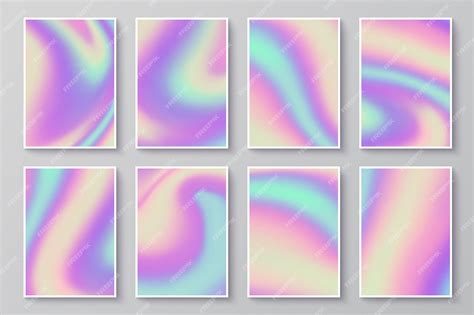 Premium Vector | Abstract colorful poster set