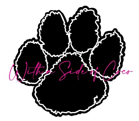 Clemson Paw SVG - Etsy