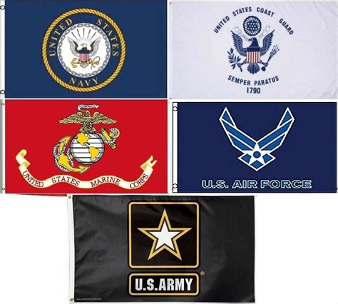 Military Branches Flags - oldnavycoats2