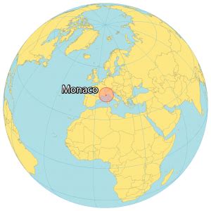 Monaco Map - Districts and Satellite Image - GIS Geography