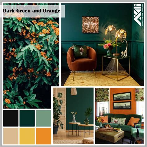 Green and orange interior design ideas Burnt Orange Bedroom, Burnt ...
