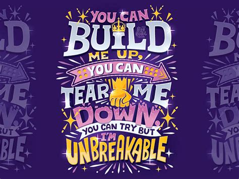 I'm unbreakable by Risa Rodil on Dribbble