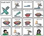 FREE PRINTABLE step-by-steo visual for brushing your teeth via visual aids for learning. com ...