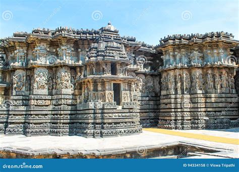 Halebidu Hoysaleswara Temple Architecture Stock Photo - Image of architecture, indian: 94334158