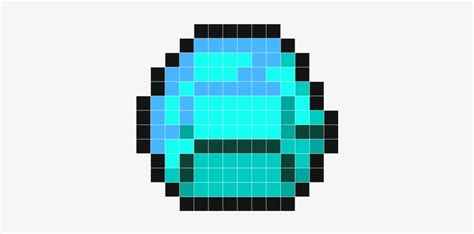 Minecraft Diamond Ore Pixel Art