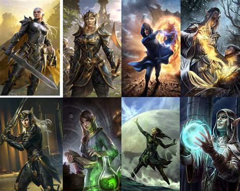 Elder Scrolls Legends Card Art Collage: Altmer by TeamAshArtist on ...