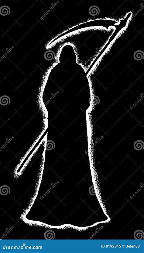 Silhouette Of Death Royalty Free Stock Photo - Image: 8192315